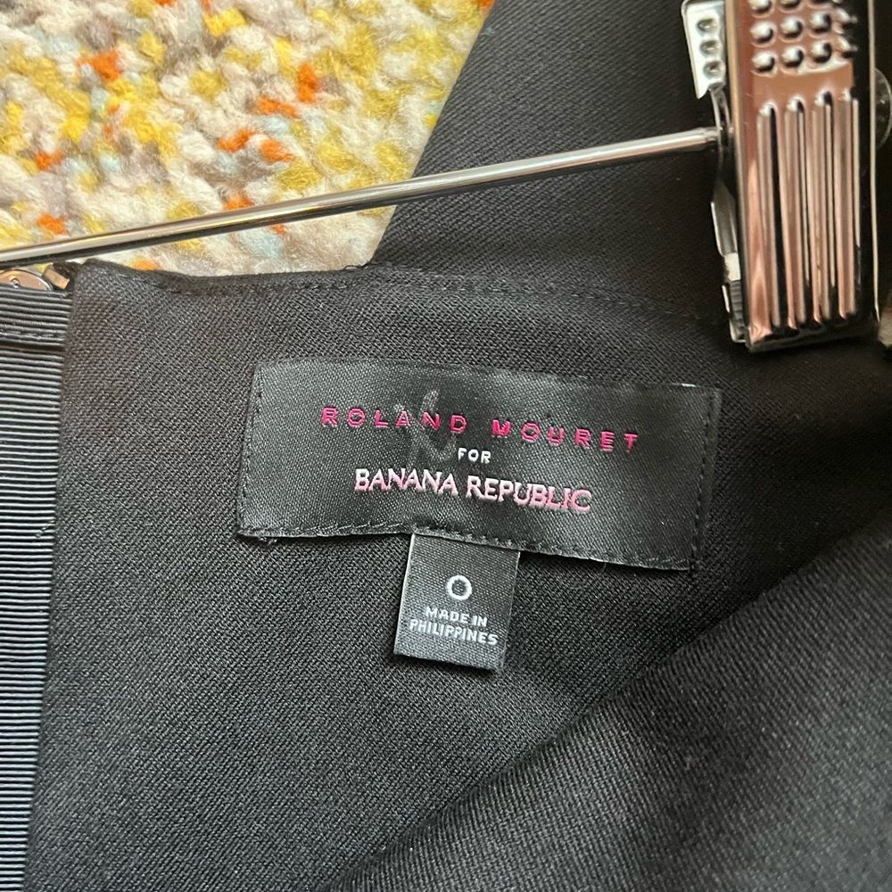 BR/ROLAND MOURET COLLECTION ONE-SHOULDER DRESS size 0 event holiday fancy party - Picture 5 of 6